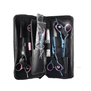 Apprentice / Student Three Scissor Kit – Blue Titanium Coated